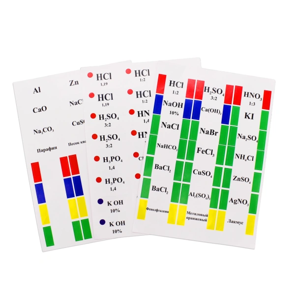 Набор этикеток самоклеящихся (лабораторный)